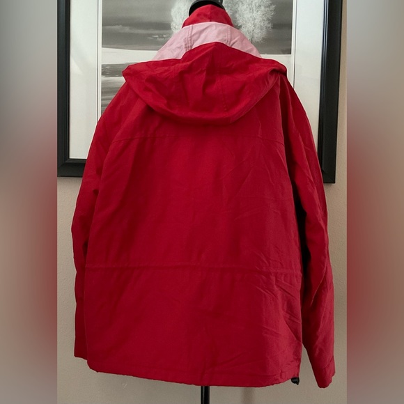 Tommy Hilfiger Ski Parka Red Coat Winter Jacket Mens Size Large - Picture 6 of 12